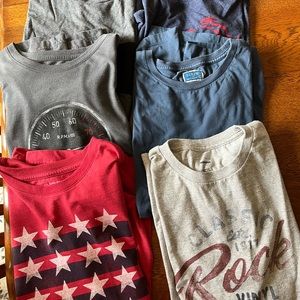 Bundle of 6 mens large t-shirts